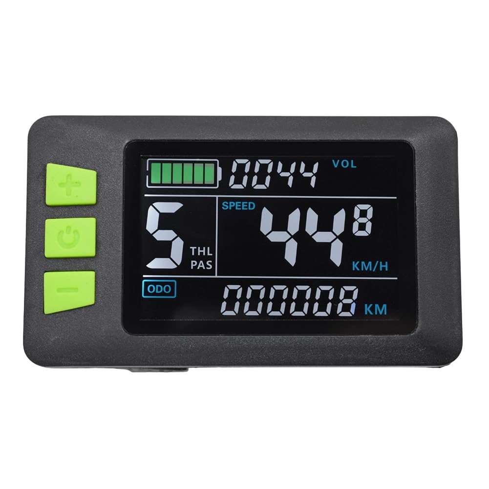 P3C Display LCD Cruscotto Schermo Colorato 24V 36V 48V 60V Misuratore Bici Elettrica per Scooter Elettrico (6PIN)