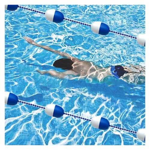 Corde de sécurité flottante pour piscine couloir de compétition 28m
