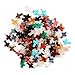 Assorted Cross Shape Healing Chakra Beads Crystal Rock Stone Pendants for Necklace Jewelry Making(30pcs)