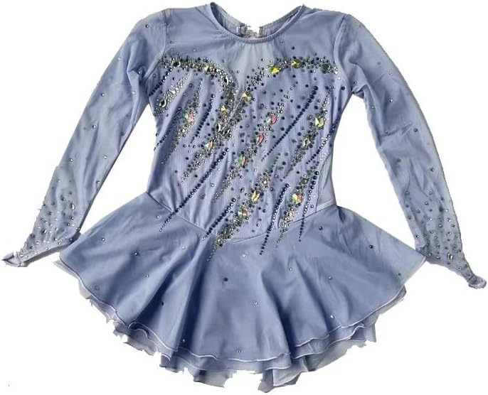 Women's Girls' Figure Ice Skating Dress Ice Skating Competition Costume Ballet Skirt Gymnastics Leotard Wear