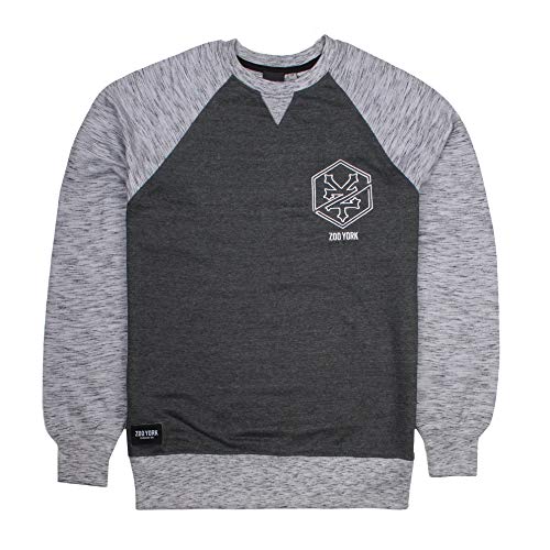 Zoo York Kona Sudadera, Gris (Grey/Charcoal Heather Gch), X-Large para Hombre