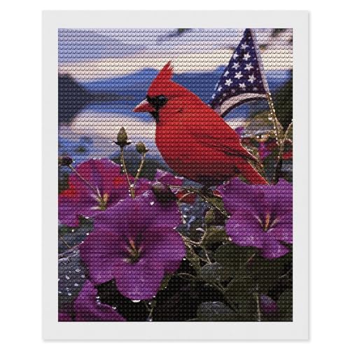 Kit peinture diamant violet Morning Glory BVNMT broderie diamant