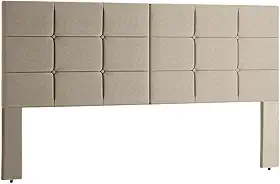 Cabeceira De Cama Box Art Espanha- Casal 140cm X 130cm Marfim