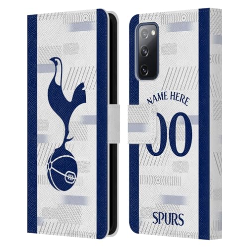 Coque en cuir Tottenham Hotspur F.C. blanche personnalisée pour Samsung Galaxy S20 FE
