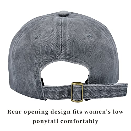Image of Baseball Cap Unisex Vintage Washed Distressed Cap,Retro Adjustable Dad Hats,Baseball Hat for Men Women