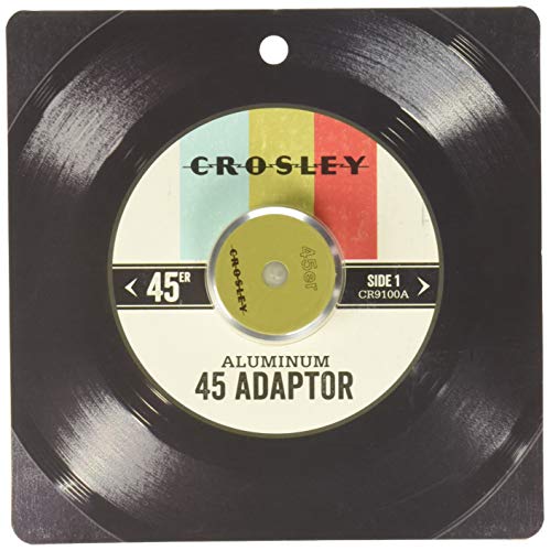 Crosley CR9001A-GR Aluminum 45 Adapter, Green