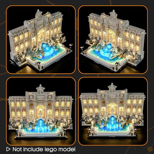 LIGHTAILING Light for Lego-21062 Trevi Fountain - Led Lighting Kit Compatible with Lego Building Blocks Model - NOT Included The Model Set