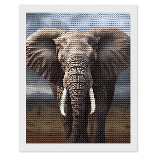 Kit art gemmes éléphant MNVTSKOP, idée cadeau créative à faire soi-même