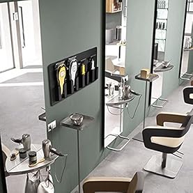 Alternative view of 2Pcs Clipper Holders for Barbers, Barber Clipper Organizer, Hair Trimmer Storage Rack (Wall Mount)