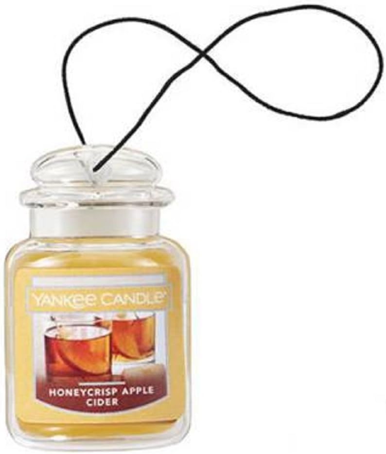 Yankee Candle Honeycrisp Apple Cider Car Jar Ultimate, Fruit Scent