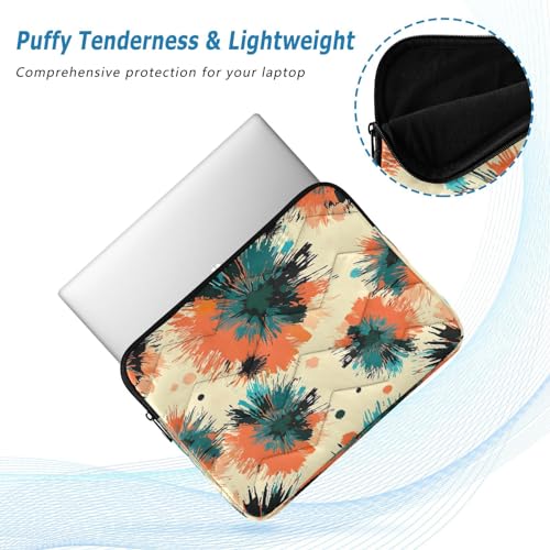 Funda para portátil 13-14 pulgadas impermeable patrón naranja miniatura 5