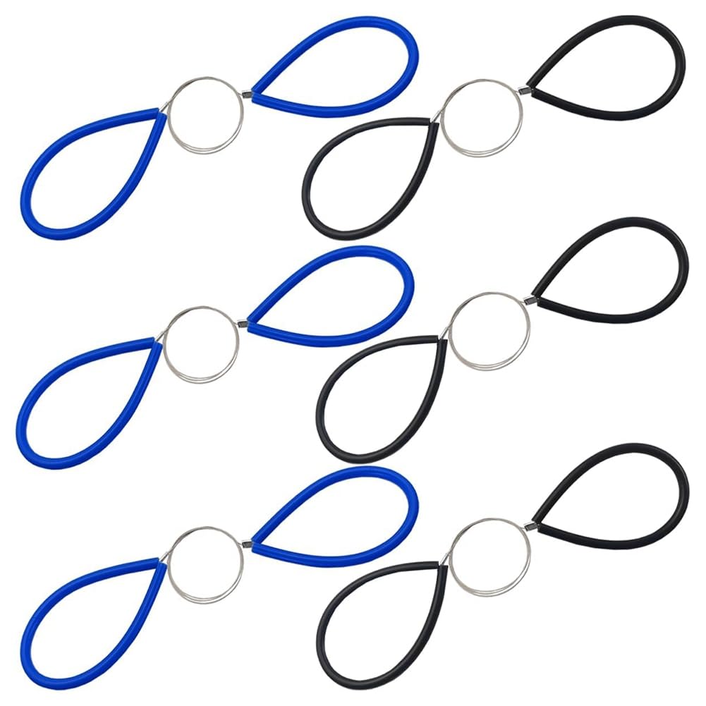 Kueohse 6PCS Clay Cutters Wire Steel Wire Clay Cutter Pottery Tools Cut Off Tools with Rubber Handle for Clay Easy Install Easy to Use