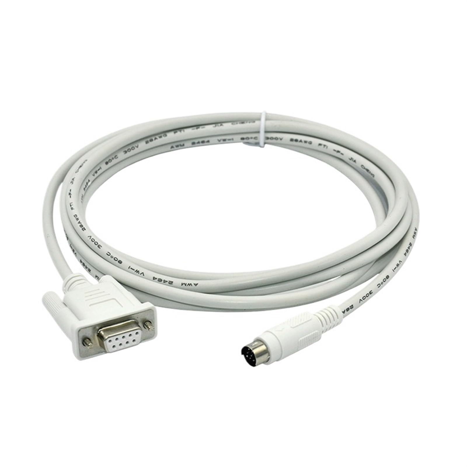 Cable 1761-CBL-PM02 de programación estable para MicroLogix 1000 1200 1400 con puerto DB9 hembra 7
