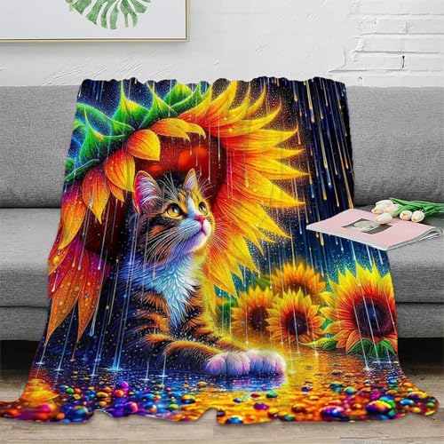 Couverture douillette chat pour un cocon de douceur au quotidien
