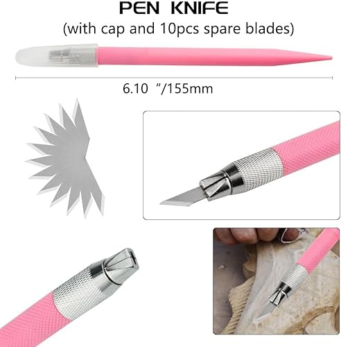 Miniatura 3 de WMYCONGCONG Kit de herramientas de modelado de 29 piezas, herramientas básicas, juego de manualidades, kit de herramientas de construcción para