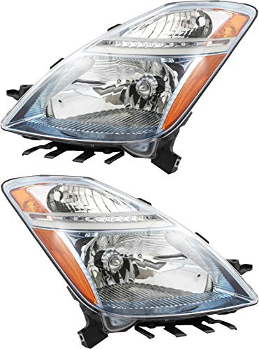 For Toyota Prius Headlight 2005 2006 2007 2008 2009 Driver and Passenger Side Headlamp Replacement
