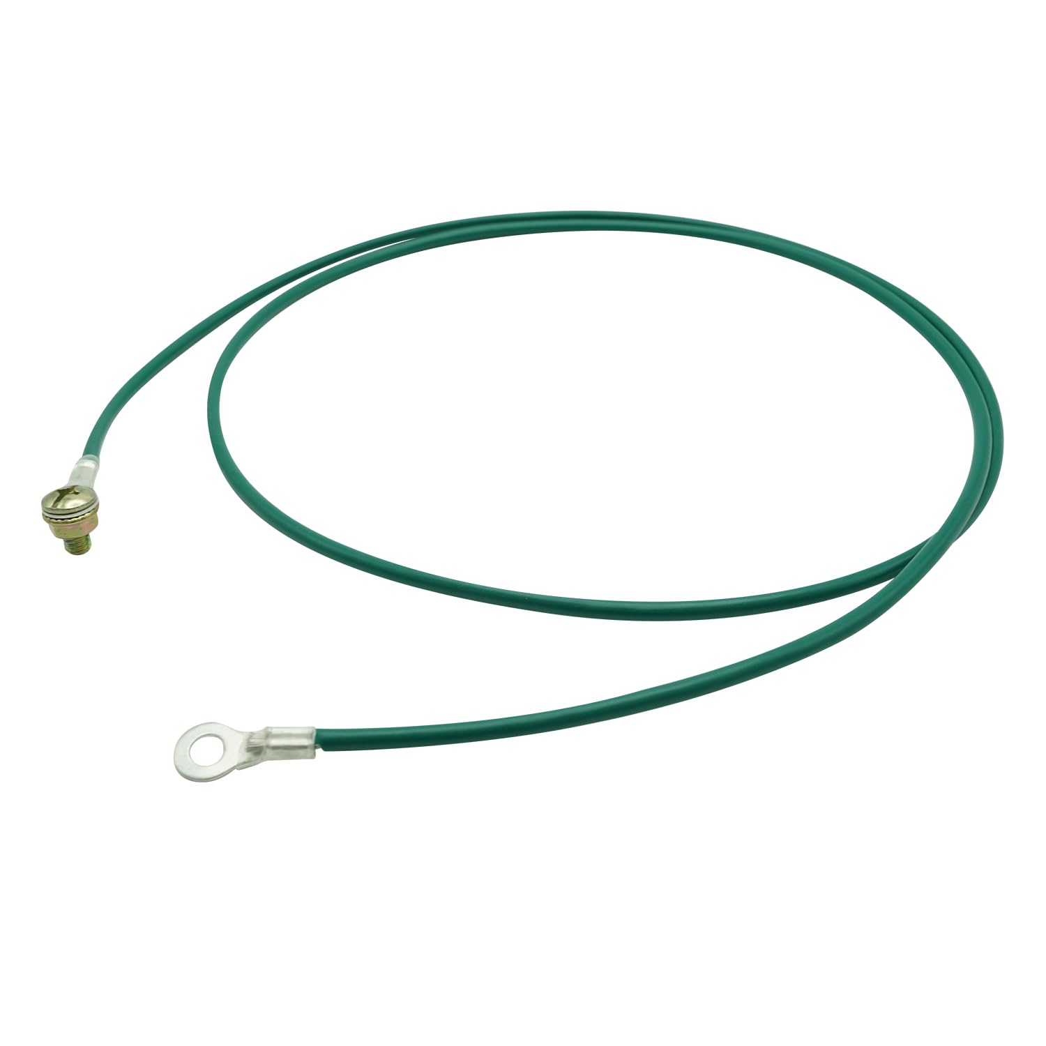 4Ft 12 AWG Ground Wire with #10 Ring Terminal Connector Lug and Bolt (Pack of 3)
