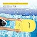 FINIS Foam Kickboard for Swim Training - Builds Leg Strength - Soft EVA Foam - Comfortable Grip - Yellow