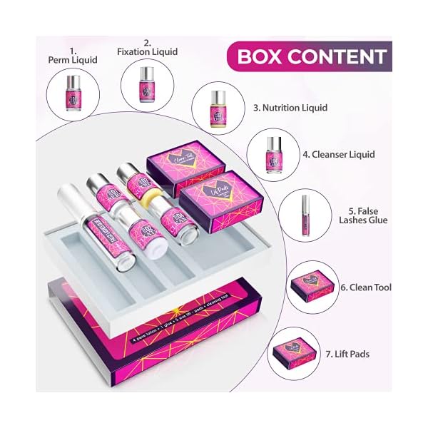 DERSEN-Lash-Lift-Kit-Professional-Eyelash-Perm-KitSemi-Permanent-Curling-Pink-Box DERSEN Lash Lift Kit, Professional Eyelash Perm Kit,Semi-Permanent Curling (Pink Box)