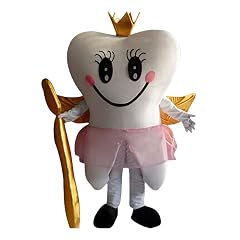 Gonglian Global Tooth Costume Dental Health Public Welfare Activity Halloween Party Tooth Crown Mascot Costume Adult Tooth Cosplay