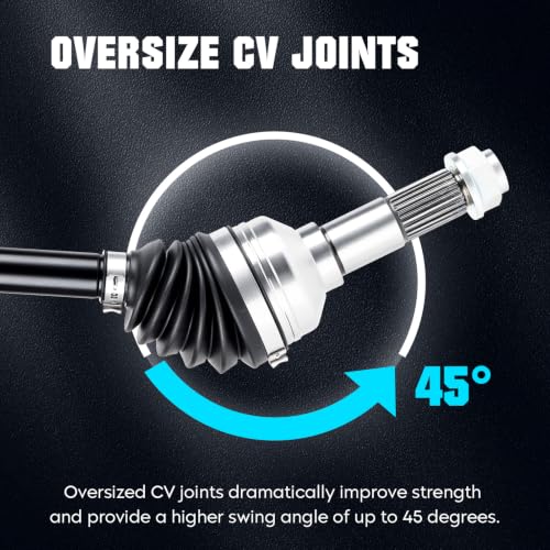 Image of Front Left /Right Heavy Duty CV Axle for 2006-2009 Yamaha Rhino 450 YXR45F, 2006-2007 Rhino 660 YXR66F, 2pcs Axle Shaft