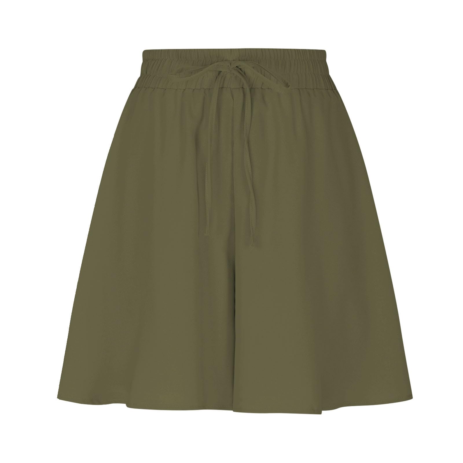 Damskie szorty Culottes dla kobiet 2025 modne sportowe spódnice tenisowe z kieszeniami sznurek zwiewne spodnie szerokie nogawki lato na co dzień krótkie bieganie joga plisowana spódnica luźna