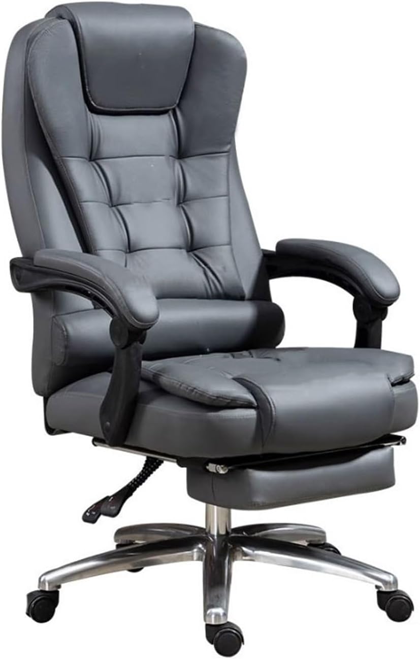 Comfortable Luxury Office Chair Home Study High Back Sub Ergonomic Reclining Swivel Sofa for Long Hours