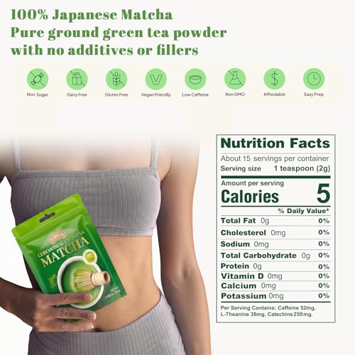 Té Matcha en Polvo 1.06 oz Puro y Auténtico miniatura 2