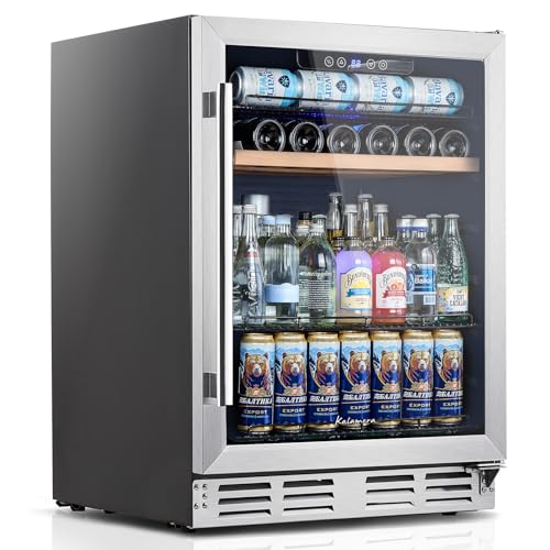 Kalamera 24 Inch Mini Fridge - 118 Cans & 15 Bottles