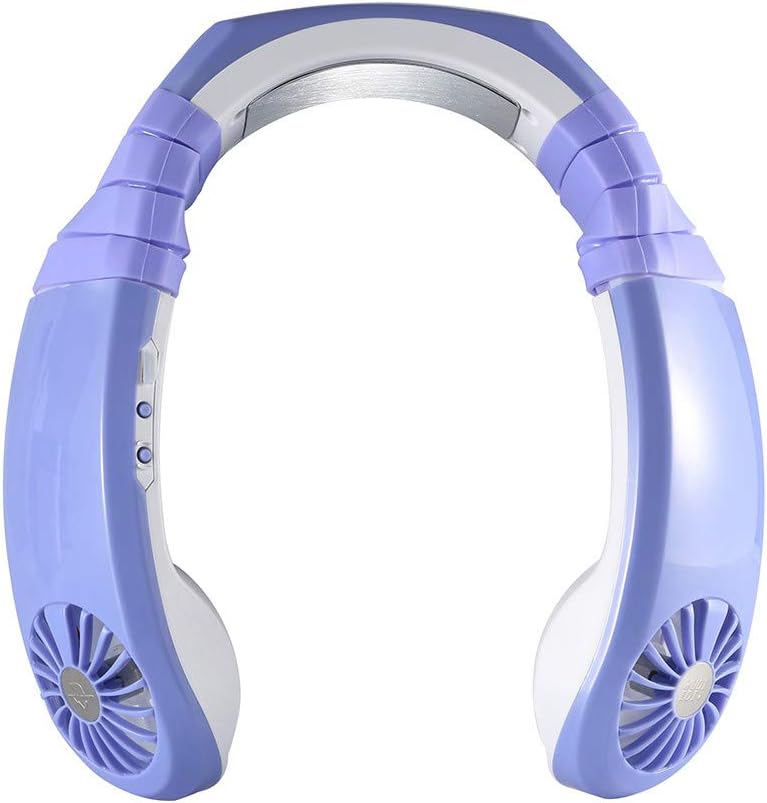 USB Physical Cooling Travel Hanging Neck Cooler Earphone Design Sport Smart Fan- Ideal for The Home, Office, Dorm