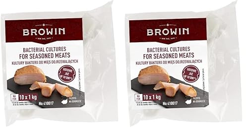 Browin 410017 Bakterienkulturen für reifendes Fleisch 2g, für 10kg Fleisch (Packung mit 2)