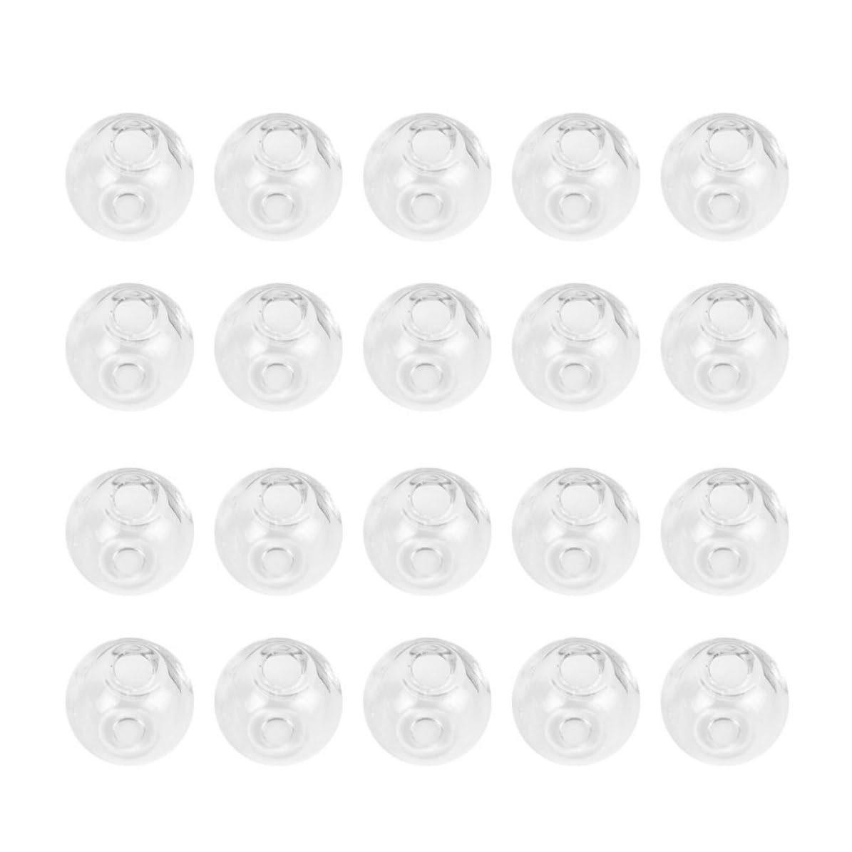 Bola de Cristal Agujero Recto Hueca Transparente 100 Piezas