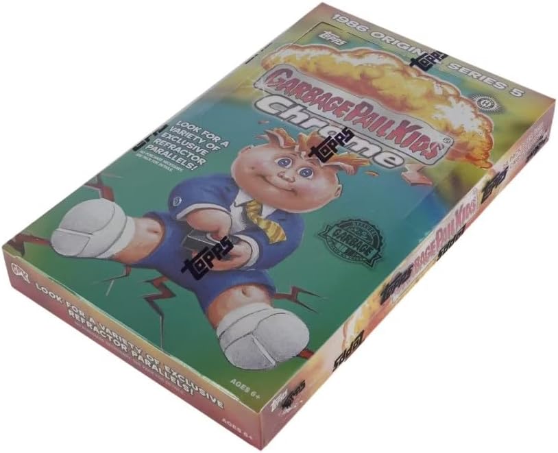2022 Topps Garbage Pail Kids Chrome Series 5 Hobby Box Trading Cards- 24 Packs, 4 Cards Per Pack