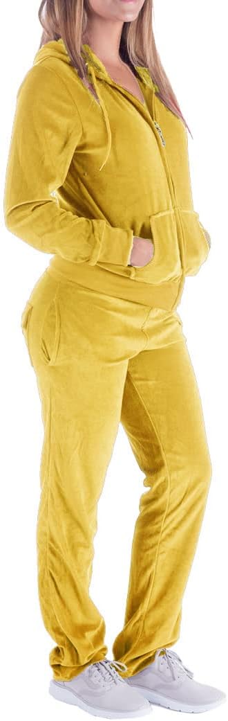 Facitisu Track Suits for Women Set Sweatsuits 2 Piece Tracksuit - Image 2