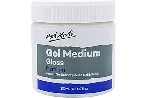 Mont Marte Gloss Gel Medium for Acrylic Mediums