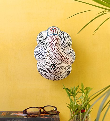 Image of Divine Glow Ganpati Perforated Wall Mounted Light Lamp - Metal & Glass | Perfect for Home, Living Room, Bedroom, Hotel, Office Decoration | Ideal for Pooja Room & Mandir | Decorative Light