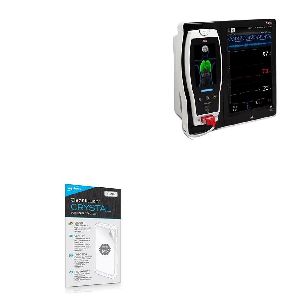 BoxWave Screen Protector Compatible with Masimo Root - ClearTouch Crystal (2-Pack), HD Film Skin - Shields from Scratches
