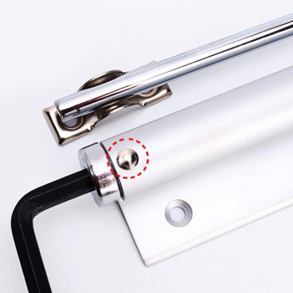 Automatic Door Closer 30Kg,Heavy Duty Adjustable Spring,Compatible for Wood Doors Home Use Silent Hinge Buffer