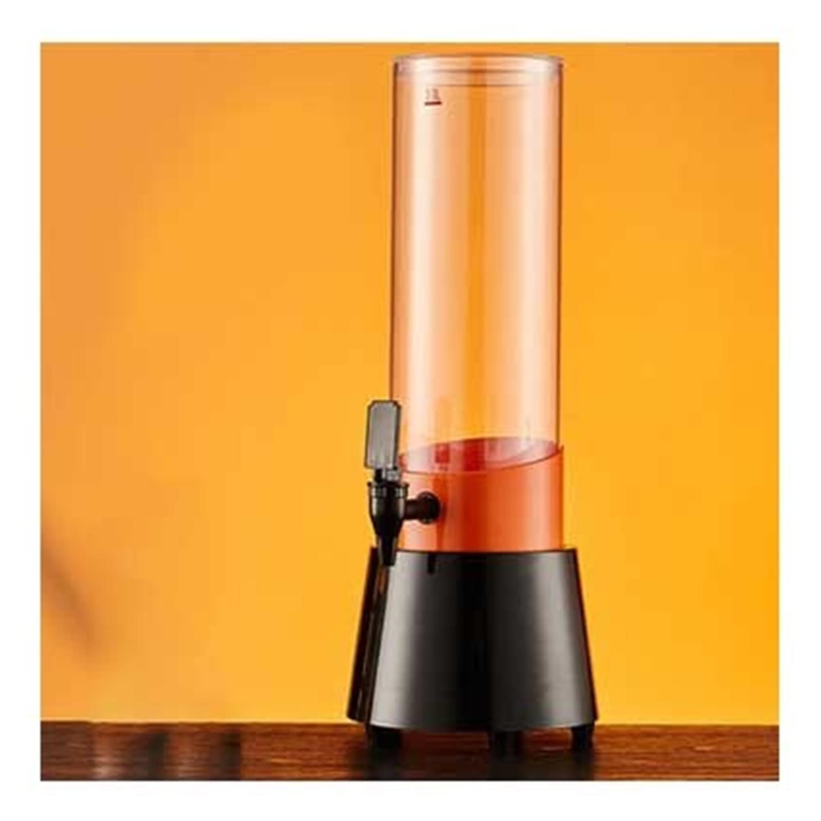 JOMRTS Beer Dispenser, Drinks Dispenser for Parties Beer Tower Dispenser, 3L/100oz Tower Dispenser, Tabletop Beer Dispenser Drink Tower for Parties Bars Pubs Restaurants (B)
