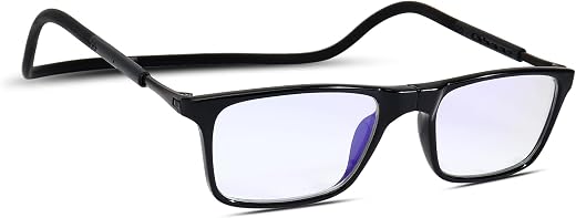 IRYZ Unisex Blue Light Blocking Reading Glasses | Magnetic Open from Front | Near Vision Power +1 +1.25 +1.50 +1.75 +2 +2....