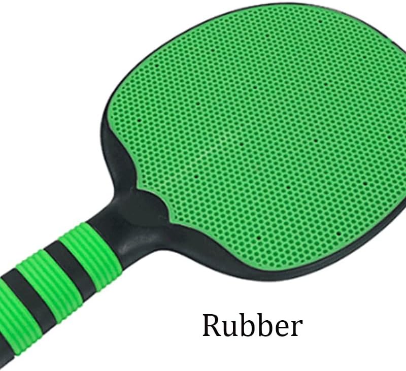 Rubber Table Tennis Bat General Purpose Adult Sized Anti Slip Handle Fitness Racket for Exercise Sports