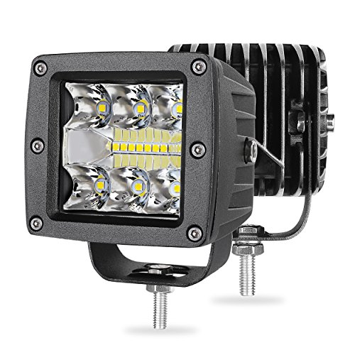 LED Cube Lights, SWATOW 4x4 2pcs 68W 3 Inch LED Light Bar OSRAM LED Cubes Off Road Driving Light Flood Spot Combo Light Pod Work Light for Truck Jeep Motorcycle SUV ATV Boat