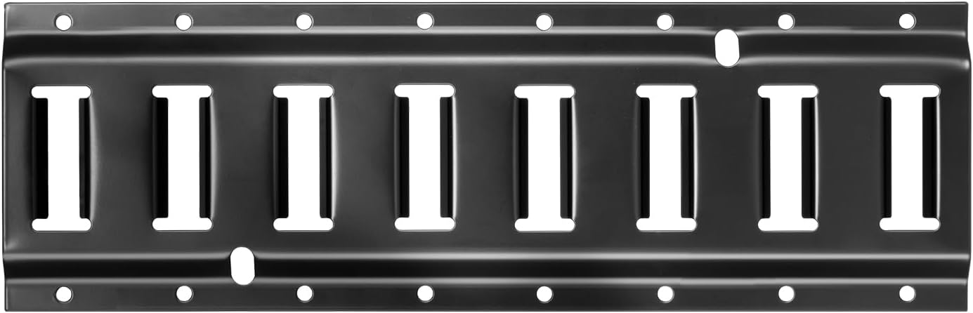 VEVOR E-Track Tie-Down Rail Kit, 4 Pack 1.3 ft E Track Rails, 2 U-Shaped Hooks, 2 Tool Holders, 2 Track Shelf Brackets, 2 Tire Holders, 2 Cable Storage Rings, 8 End Caps & 1 Bag, Fit for Vans Trailers - Image 9