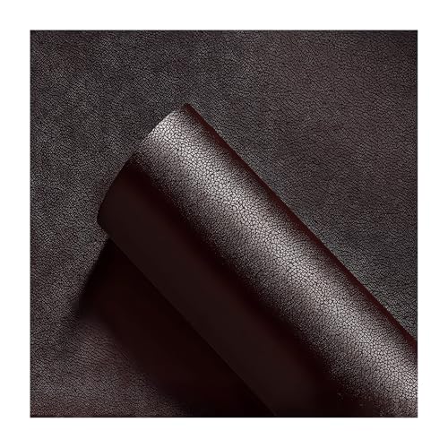 Cuero Adhesivo Para Tapizar Kit De Cinta De Reparación Autoadhesiva Marrón. Parches De Vinilo Y Cuero Para Muebles, Asientos De Coche, Sillas Y Barcos(69x300cm/27.17x118.11inch)