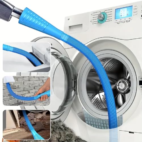 Sold_By_Cheapnwork Clothes Dryer Vent Cleaner Kit With Vacuum Hose Attachment Brush thumb #1