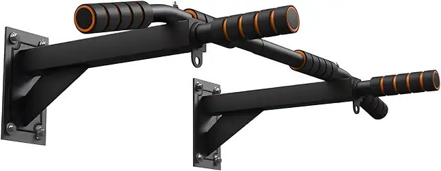 Barre de traction murale YedZen - Multi-Grip, Charge 350kg - Exercices à domicile