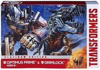 Transformers Age of Extinction Generations Voyager Class Evasion Mode Optimus Prime and Grimlock Figures