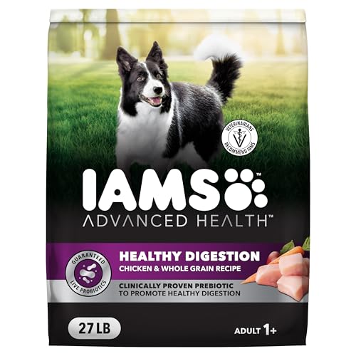 Iams Advanced Health Healthy Digestion Adult Dry Dog Food With Real Chicken, 27 Lb. Bag