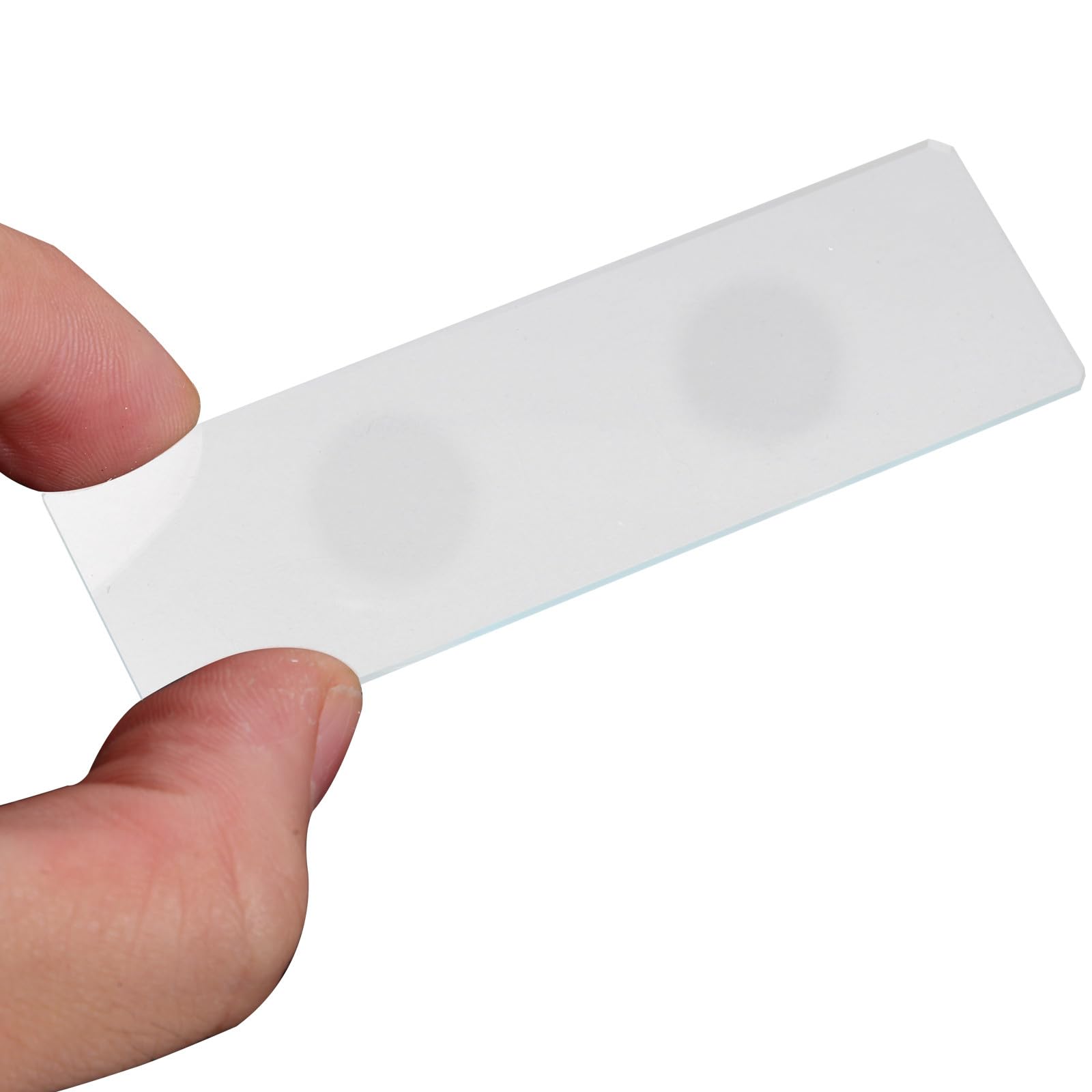Portaobjetos de Vidrio Doble Cóncavo Resistente y Estable 50 Piezas para Muestras Acuáticas para Laboratorio y Observación Precisa