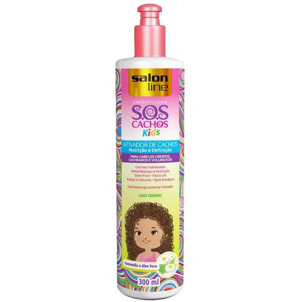 Buy Salon Line Linha Tratamento Sos Cachos Kids Ativador De Cachos Nutricao E Definicao 300 Ml Treatment Kids Sos Curls Collection Nourishing Definition Curl Activator 10 14 Fl Oz Online In Indonesia B071dqmz76